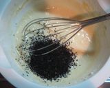 A picture of step 2 of Tofu and Black Tea Cake in a Rice Cooker.