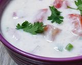 A picture of step 4 of Tomato Raita Recipe | How to make Tomato Raita | Thakkali Thayir Pachadi.