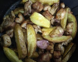 Foto del paso 4 de la receta: Pollo y de patatas sin horno ni aceite