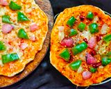 ক্যাপ্সিকাম পিজ্জা (Capsicum pizza recipe in bengali) রেসিপি ধাপ - 5 ছবি