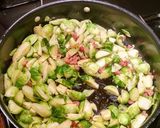 A picture of step 6 of Pancetta and Brussels Sprouts.