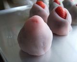 A picture of step 10 of Strawberry Daifuku Strawberry Princesses.