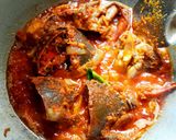 A picture of step 5 of Crab in Hot Chili Sauce (Saus Padang).