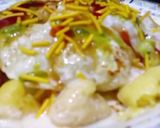 A picture of step 3 of Gappa chana bondi chaat.