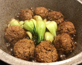 牛年圆圆满满之：红烧狮子头 —— 即食燕麦片来调理，松软有弹性的食譜步驟8照片