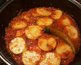 Foto del paso 11 de la receta: Cazuela de salmonetes con patatas en salsa de azafrán