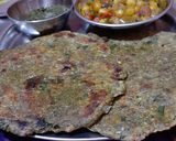 A picture of step 5 of Mutigrain Roti(Thalipeeth).