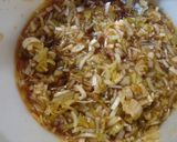A picture of step 2 of Youlinji Chicken with Lots of Leek Sauce.