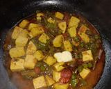 মেথি মটর পনির (Methi Matar Paneer recipe in Bengali) রেসিপির ধাপ 6 ছবি