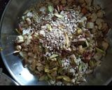 A picture of step 8 of Dates and dryfruits roll.