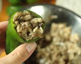 A picture of step 6 of Green Bell Peppers Stuffed with Maitake Mushrooms.