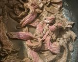 Une image de l'étape 2 de Boeuf sauté asiatique aux spaghettis en cocotte 😃.