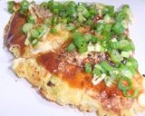 A picture of step 3 of Fluffy Tofu Okonomiyaki.