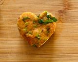 A picture of step 4 of Heart shape cutlets.