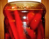 A picture of step 8 of Spicy Extra Virgin Olive Oil.