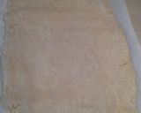 A picture of step 4 of Bisquick braid.