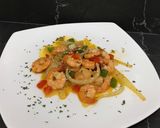 Foto langkah ke 2 dari resep Tumis udang mentega cah paprika mudah endes super kilat #homemadebylita.
