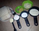 A picture of step 2 of Shahi tukray roll ups.