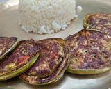 A picture of step 4 of Eggplant omlette.