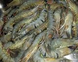 A picture of step 1 of Prawns with Jack Daniels Sauce.