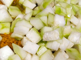 Labu Air Kuah Kuning dengan Lontong