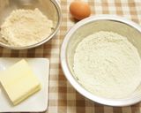 A picture of step 1 of Simple Cookies with Rice Flour and Green Teea.