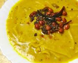 A picture of step 8 of Dal Dhokli.