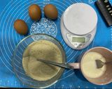 Hình bước làm 1 của món Bánh mì hoa cúc