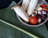 Foto langkah ke 1 dari resep Pepes jamur simpel - Pepes king oyster mushroom.