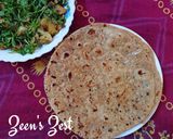 A picture of step 3 of Kalonji Chapatis or Rotis.