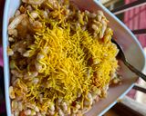 A picture of step 4 of Bhel puri.