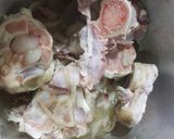 A picture of step 1 of Mutton and potato Biryani.