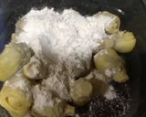 Foto del paso 3 de la receta Montadito de queso Philadelphia con crujiente de alcachofa