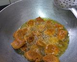 A picture of step 5 of Lotus stem fritters.