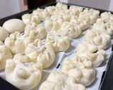 Foto langkah ke 6 dari resep Bakpao Mini Lembut Ulen Tangan Cepat / Tanpa Mixer.