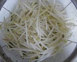 A picture of step 2 of Ground Meat, Garlic Chives & Bean Sprouts - Spicy Chinese Stir-Fry.