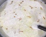 A picture of step 2 of Sabudana and gheeya ki kheer.