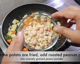 A picture of step 10 of Samak rice upma.