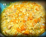 Foto del paso 7 de la receta: Arroz meloso con calabaza y solomillo de cerdo