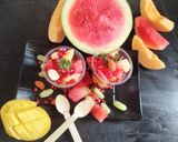 A picture of step 3 of Fruit and nuts salads bowl 🥗😋😋😋🥗🥗🥗.