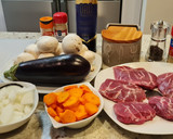 Foto del paso 1 de la receta: Carrilleras ibéricas en salsa de berenjena y champiñones