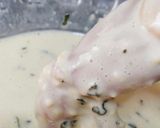 Foto del paso 8 de la receta: Ancas de rana en tempura de hierbabuena con cuscús de remolacha