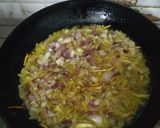 A picture of step 4 of Begun ka bharta.
