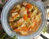 Foto langkah ke 6 dari resep Tumis Sawi Putih mix Ayam.