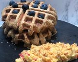Foto del paso 5 de la receta: Desayuno de sábado: huevos pericos con waffles de avena 🧇