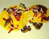 A picture of step 5 of Ravioli with Runny Egg Yolk, Mixed Mushrooms, and Crispy Speck.