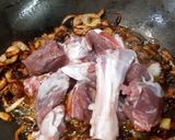 A picture of step 4 of Laal Maas (Mutton / Chevon).