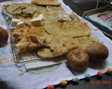 A picture of step 15 of Stuffed Flat Naan Bread (Kelane/Bolani)نان کلانه.