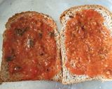 A picture of step 2 of BrownbreadPizza#themechallenge.