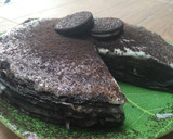 Foto langkah ke 9 dari resep Oreo Crepe cake (Black and White).